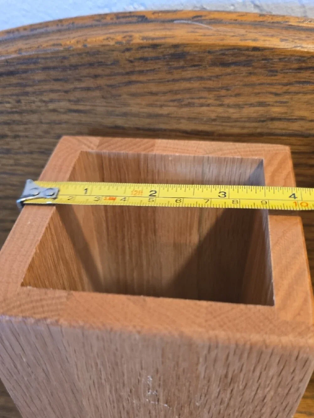 Cutco Natural Wood Kitchen Tool Holder